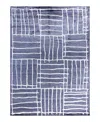 Bloomingdale's Indo Modern M7906 Area Rug, 9'1 X 12' In Gray