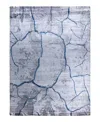 Bloomingdale's Indo Modern M8006 Area Rug, 9'1 X 12'1 In Gray