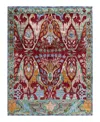Bloomingdale's Indo Modern M8517 Area Rug, 8'1 X 10'1 In Red