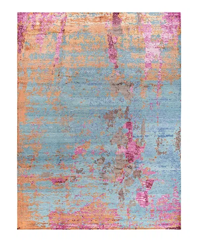 Bloomingdale's Indo Modern M8578 Area Rug, 9'2 X 12'1 In Pink