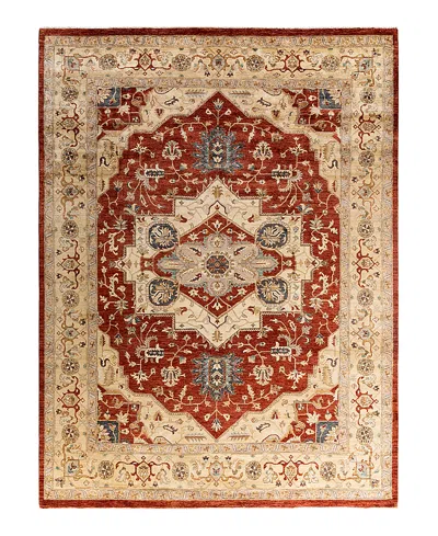Bloomingdale's Indo Oushak M5487 Area Rug, 9'1 X 12'3 In Red