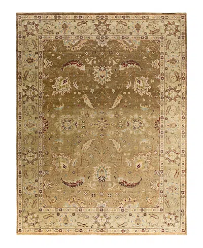 Bloomingdale's Indo Oushak M5663 Area Rug, 9'2 X 12'2 In Brown
