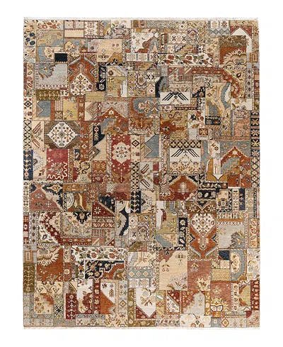 Bloomingdale's Indo Patchwork M5666 Area Rug, 9'3 X 11'10 In Gray