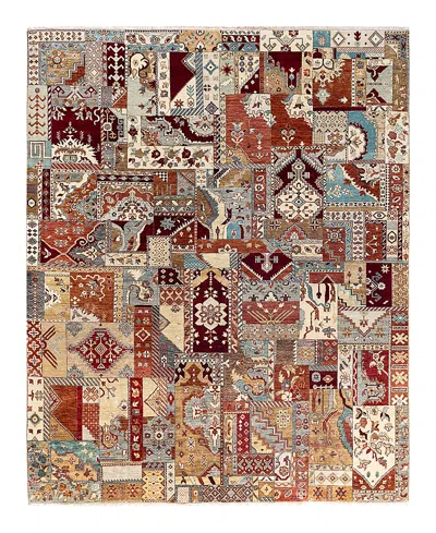 Bloomingdale's Indo Patchwork M5944 Area Rug, 8'2 X 10'2 In Brown