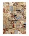 Bloomingdale's Indo Patchwork M6061 Area Rug, 9'2 X 12'3 In Brown