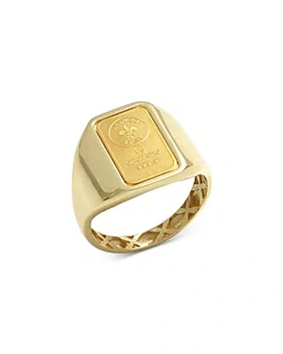 Bloomingdale's Men's 14k Yellow Gold Ingot Signet Ring