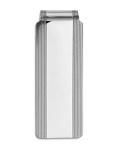Bloomingdale's Men's Grooved Money Clip In 14k White Gold - Exclusive