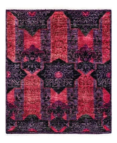 Bloomingdale's Modern M1655 Area Rug, 4'3 X 5' In Pink