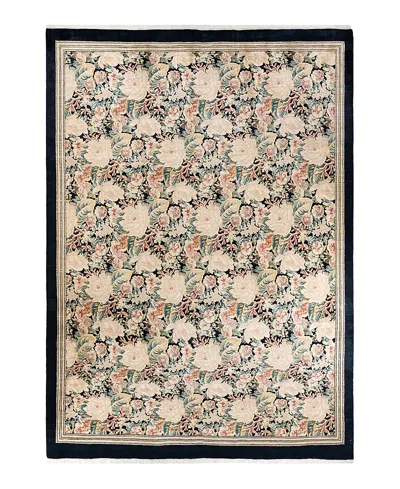 Bloomingdale's Mogul M1020 Area Rug, 9' X 12'7 In Black