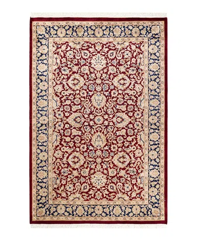 Bloomingdale's Mogul M1216 Area Rug, 4'2 X 6'2 In Red