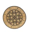 Bloomingdale's Mogul M1275 Round Area Rug, 6'1 X 6'1 In Black