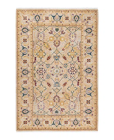 Bloomingdale's Mogul M1294 Area Rug, 4'2 X 6'2 In Ivory