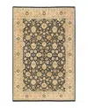 Bloomingdale's Mogul M1380 Area Rug, 6'1 X 9'1 In Black
