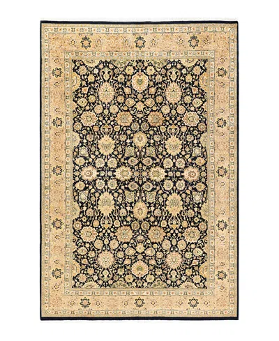 Bloomingdale's Mogul M1380 Area Rug, 6'1 X 9'1 In Black