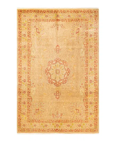Bloomingdale's Mogul M1395 Area Rug, 6'2 X 9'3 In Yellow