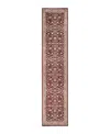 Bloomingdale's Mogul M1401 Runner Area Rug, 2'7 X 12'5 In Red