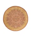 Bloomingdale's Mogul M1418 Round Area Rug, 8'1 X 8'1 In Orange