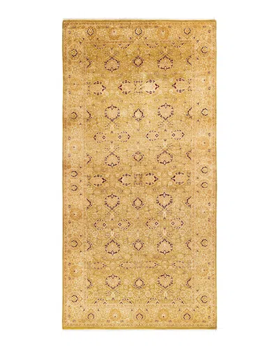 Bloomingdale's Mogul M1427 Runner Area Rug, 6'3 X 13'1 In Lime