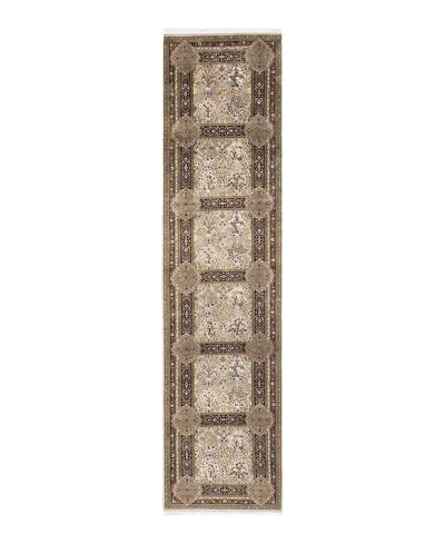 Bloomingdale's Mogul M1436 Runner Area Rug, 3' X 12'8 In Ivory