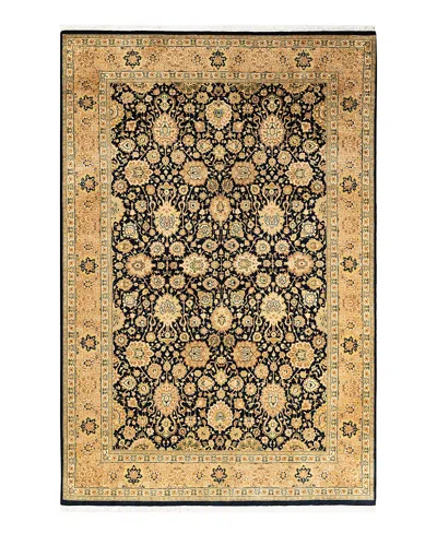 Bloomingdale's Mogul M1450 Area Rug, 6' X 9'3 In Black