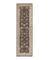 Bloomingdale's Mogul M1456 Runner Area Rug, 3'1 X 10'5 In Black