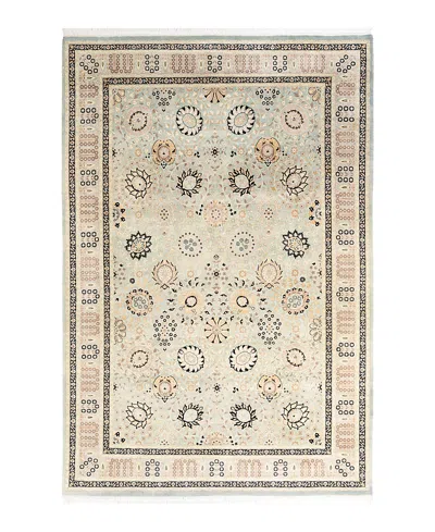 Bloomingdale's Mogul M1479 Area Rug, 6'3 X 9'1 In Light/blue