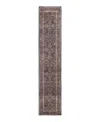 Bloomingdale's Mogul M1554 Runner Area Rug, 2'7 X 13'10 In Black