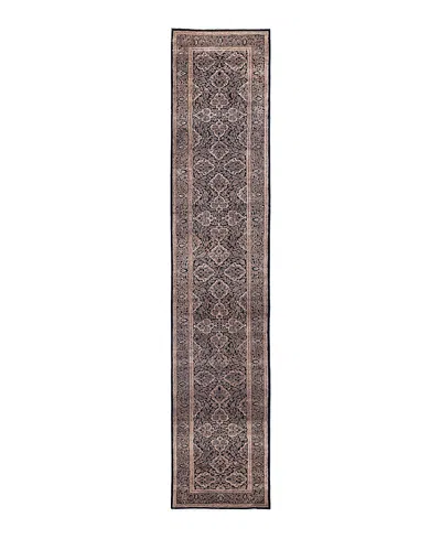 Bloomingdale's Mogul M1554 Runner Area Rug, 2'7 X 13'10 In Black