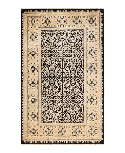 Bloomingdale's Mogul M1567 Area Rug, 4'2 X 6'7 In Black