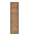 Bloomingdale's Mogul M1641 Runner Area Rug, 3' X 11'7 In Brown
