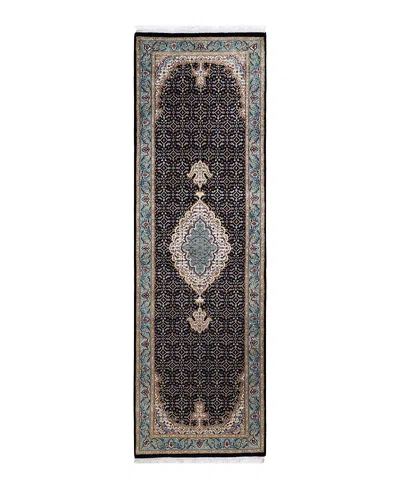 Bloomingdale's Mogul M1767 Runner Area Rug, 2'7 X 8'4 In Blue