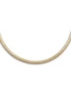 Bloomingdale's Omega Domed Statement Necklace In 14k Yellow Gold, 18 In Gold