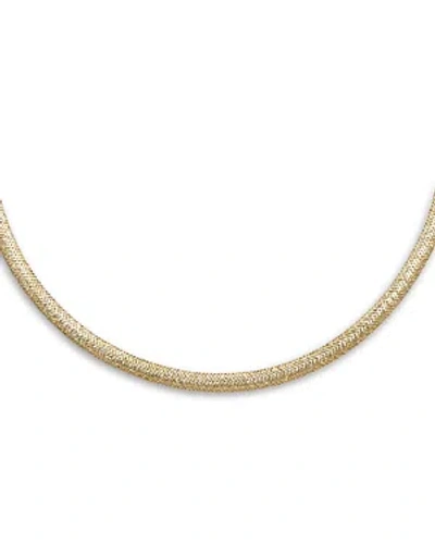 Bloomingdale's Omega Domed Statement Necklace In 14k Yellow Gold, 18