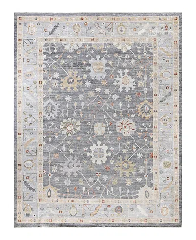 Bloomingdale's Colorful Oushak M1945 Area Rug, 8'9 X 11'8 In Gray