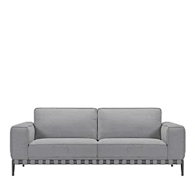 Bloomingdale's Rocco 2 Seat Fabric Sofa - 100% Exclusive In Textured Dove Grey