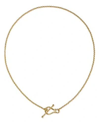 Bloomingdale's Rolo Link Toggle Necklace In 14k Yellow Gold, 18