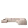 Bloomingdale's Rory 4 Piece Sectional Sofa - Exclusive In Kenley Ecru