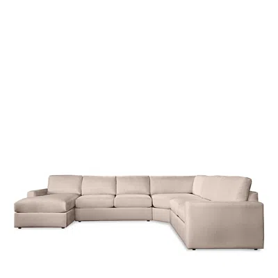 Bloomingdale's Rory 4 Piece Sectional Sofa - Exclusive In Kenley Ecru