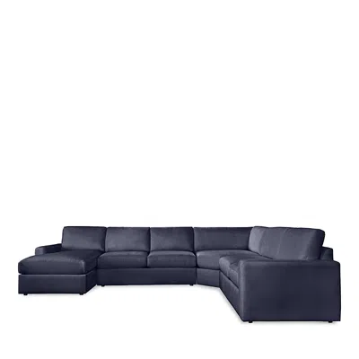 Bloomingdale's Rory 4 Piece Sectional Sofa - Exclusive In Kenley Midnight