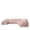 Bloomingdale's Rory 4 Piece Sectional Sofa - Exclusive In Kenley Quartz