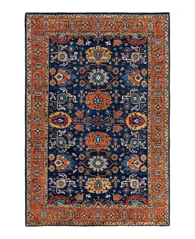 Bloomingdale's Serapi M1945 Area Rug, 6' X 8'10 In Blue