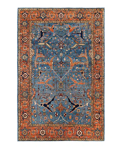 Bloomingdale's Serapi M1945 Area Rug, 6' X 9'3 In Light/blue