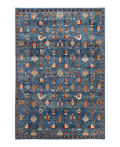 Bloomingdale's Serapi M1945 Area Rug, 6'2 X 8'11 In Light/blue