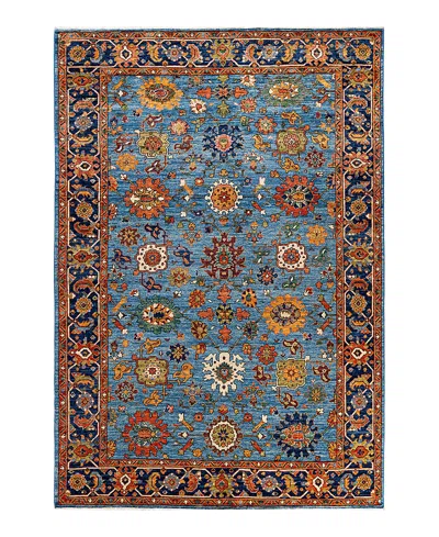 Bloomingdale's Serapi M1945 Area Rug, 6'2 X 9' In Light/blue