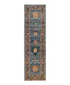 Bloomingdale's Serapi M1945 Runner Area Rug, 2'7 X 9'5 In Light/blue