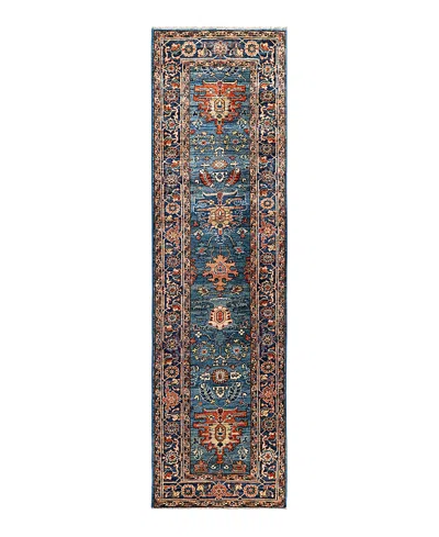 Bloomingdale's Serapi M1945 Runner Area Rug, 2'7 X 9'6 In Light/blue
