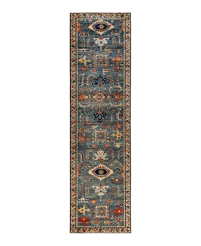 Bloomingdale's Serapi M1945 Runner Area Rug, 2'7 X 9'8 In Blue