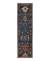 Bloomingdale's Serapi M1945 Runner Area Rug, 2'7 X 9'8 In Blue