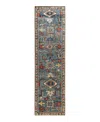 Bloomingdale's Serapi M1945 Runner Area Rug, 2'7 X 9'8 In Light/blue