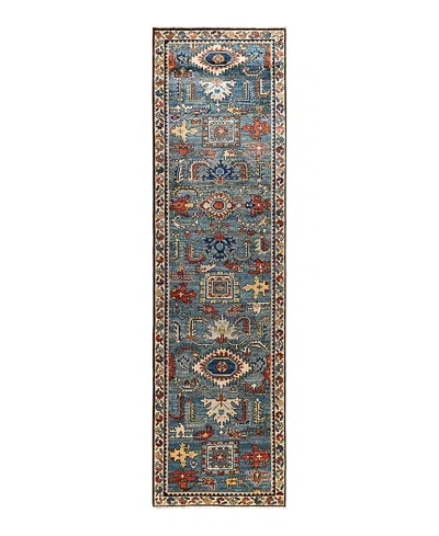 Bloomingdale's Serapi M1945 Runner Area Rug, 2'7 X 9'8 In Light/blue